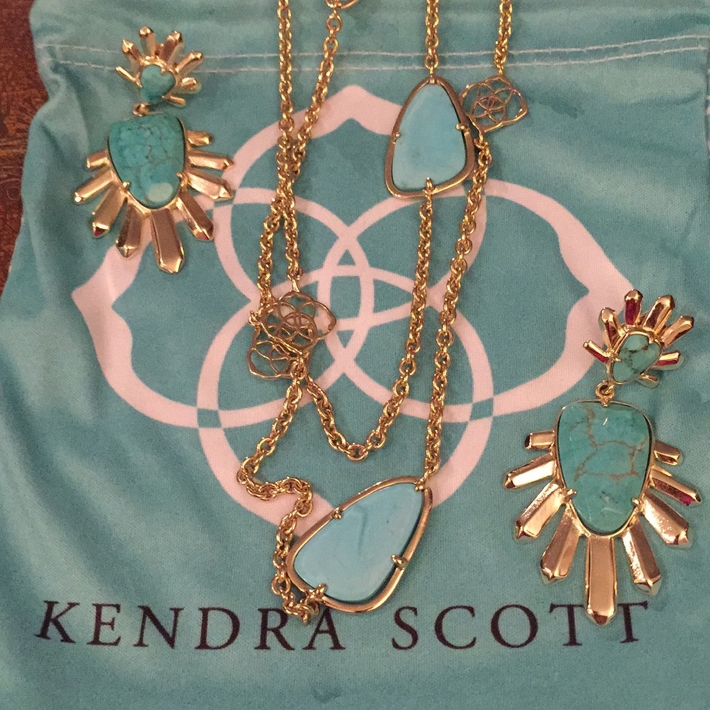 Kendra Scott Necklace & Earrings Set
